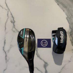 Club de golf : Rescue Hybride 4 Taylormade GAPR HI loft 22 réglable à vendre neuf et occasion, shaft graphite KBS Hybrid 60 A Senior, grip Golf pride tour velvet 360 Taylor Made et cover, outlet et destockage