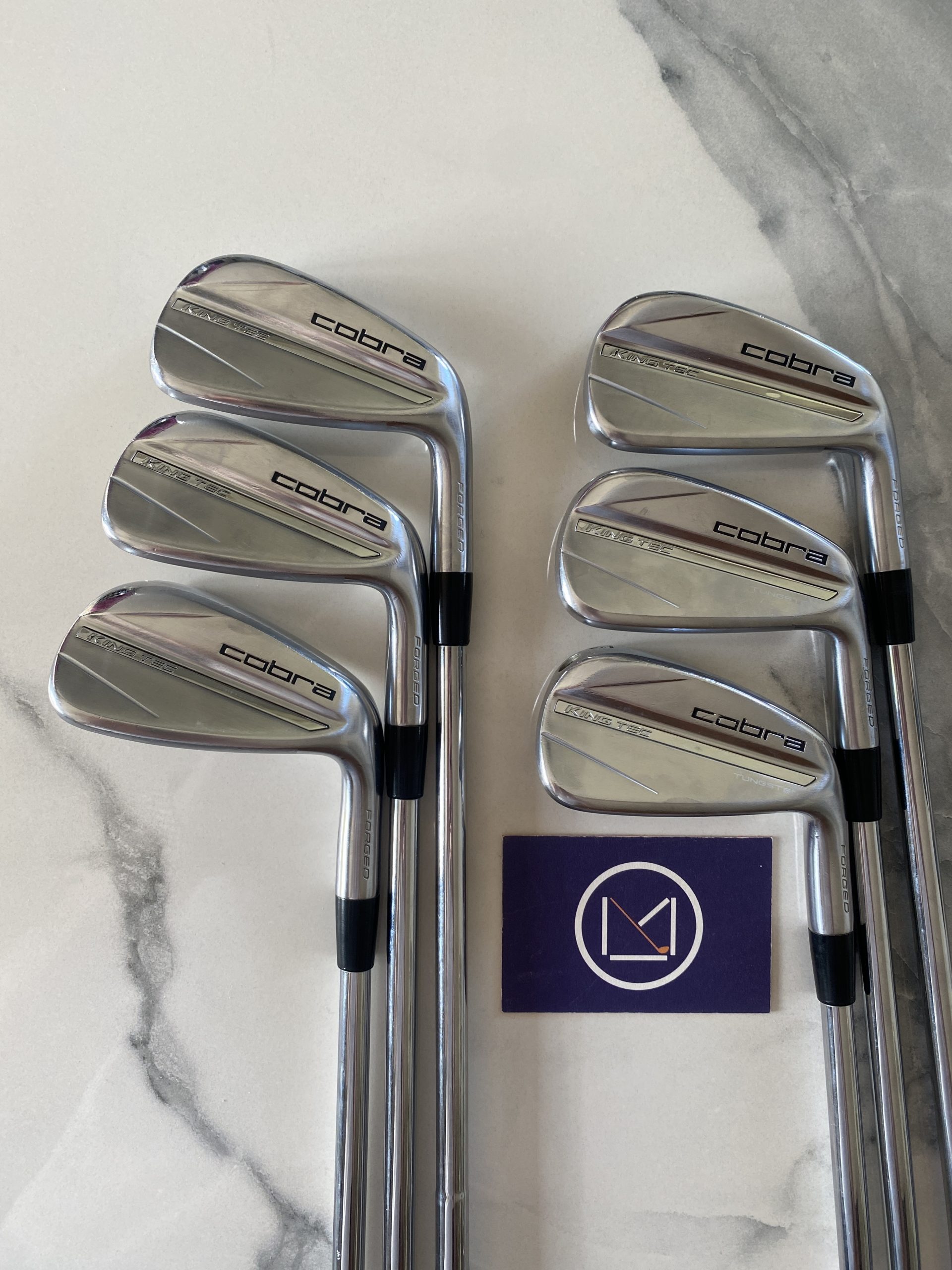 Serie Cobra King Tec 2025 Stiff Acier 5-PW Clubs de golf : Série de fers Droitier Cobra King Tec 2025 Forged 6 clubs : 5-PW Shafts acier NS Pro Modus 3 Tour 105 Stiff Grips Golf Pride Tour Velvet BCT Cord à vendre neuf et occasion, outlet, neuf, promotions et destockage, avec cover clubmaking et fitting France et Luxembourg Belgique