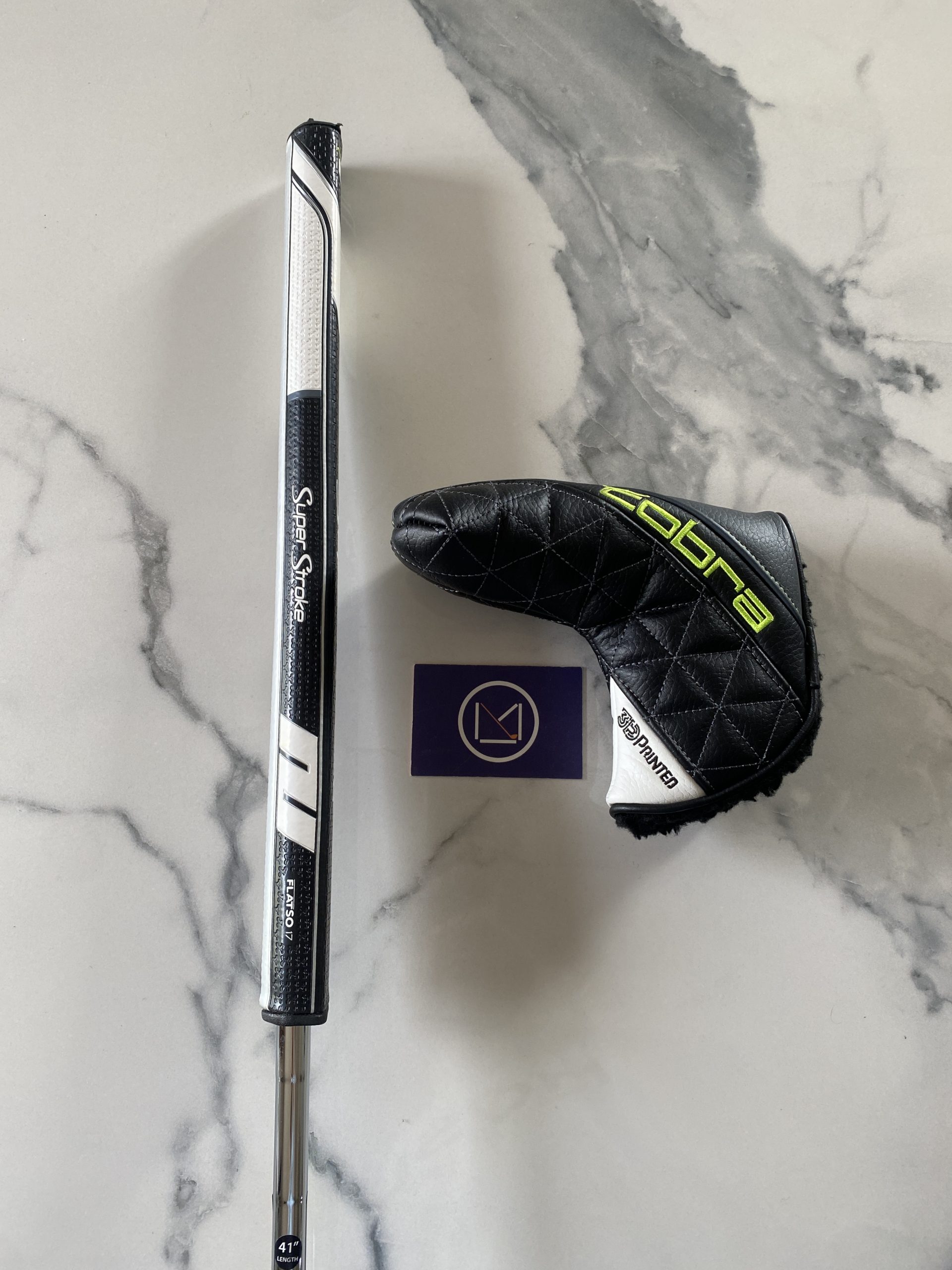 Putter Cobra Grandsport Armlock King 3D 41 inch Club de golf : Putter Lame Cobra Grandsport Arm Lock Occasion Shaft 41 inch à vendre neuf et occasion, grip Golf SuperStroke outlet, neuf, promotions et destockage, avec cover clubmaking et fitting France et Luxembourg Belgique