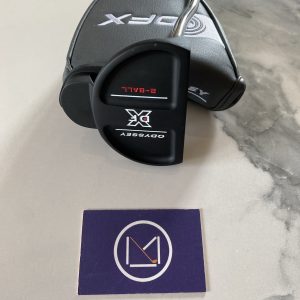 Putter gaucher Odyssey DFX 2 ball Club de golf : Putter Mallet Gaucher Odyssey DFX 2 ball Shaft 34 inch à vendre neuf et occasion, grip pistol outlet, neuf, promotions et destockage, avec cover clubmaking et fitting France et Luxembourg Belgique