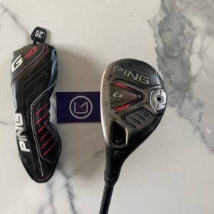 Hybride 5 Ping G410 Gaucher Senior Club de golf : Hybride 5 Ping G 410 loft 26 réglable shaft graphite Alta CB 70 Senior Regular SR à vendre neuf et occasion, grip golf Golf Lamkin crossline bon état outlet, neuf, promotions et destockage, avec cover clubmaking et fitting France et Luxembourg Belgique