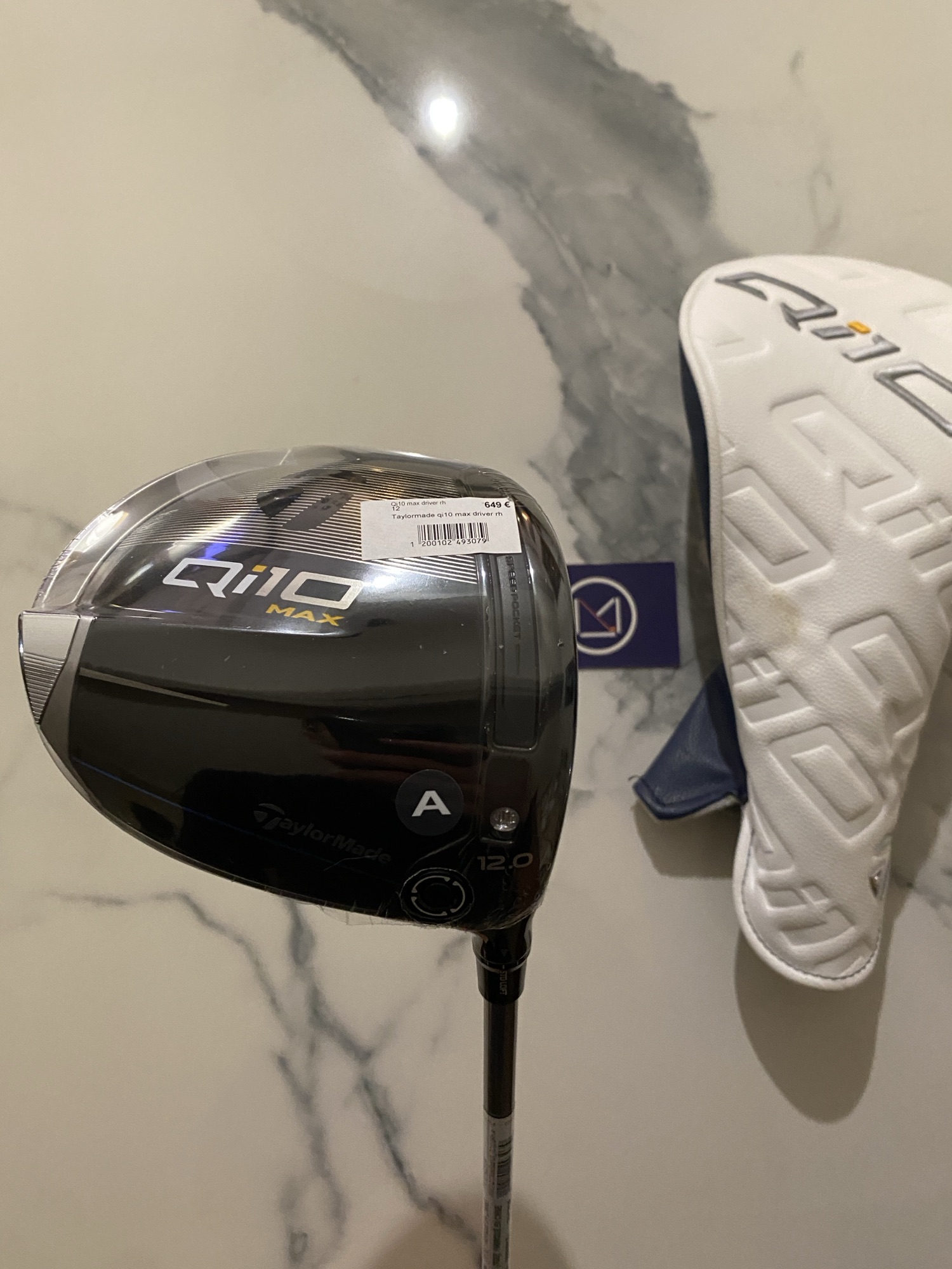 Driver Taylormade QI10 Max 12.0 Neuf Club de golf : Driver Droitier Taylormade Qi 10 MAX Loft 12 réglable Shaft Graphite Fujikura Speeder NX 50 Senior à vendre neuf et occasion, grip Golf Pride Z Grip à vendre outlet, neuf, promotions et destockage, avec cover clubmaking et fitting France et Luxembourg Belgique