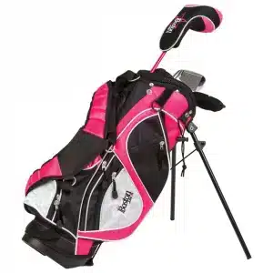 Kit Boston Golf Fille Taille 1 Droitière Rose Junior 110-120cm
