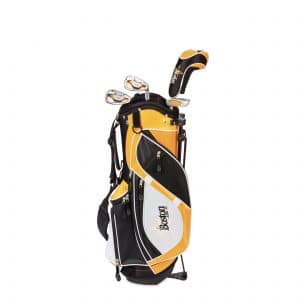 Kit Boston Golf Gaucher Taille 1 Jaune Junior 110-120cm