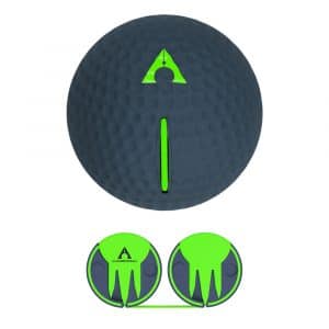 Balle d'Alignement Golf vert