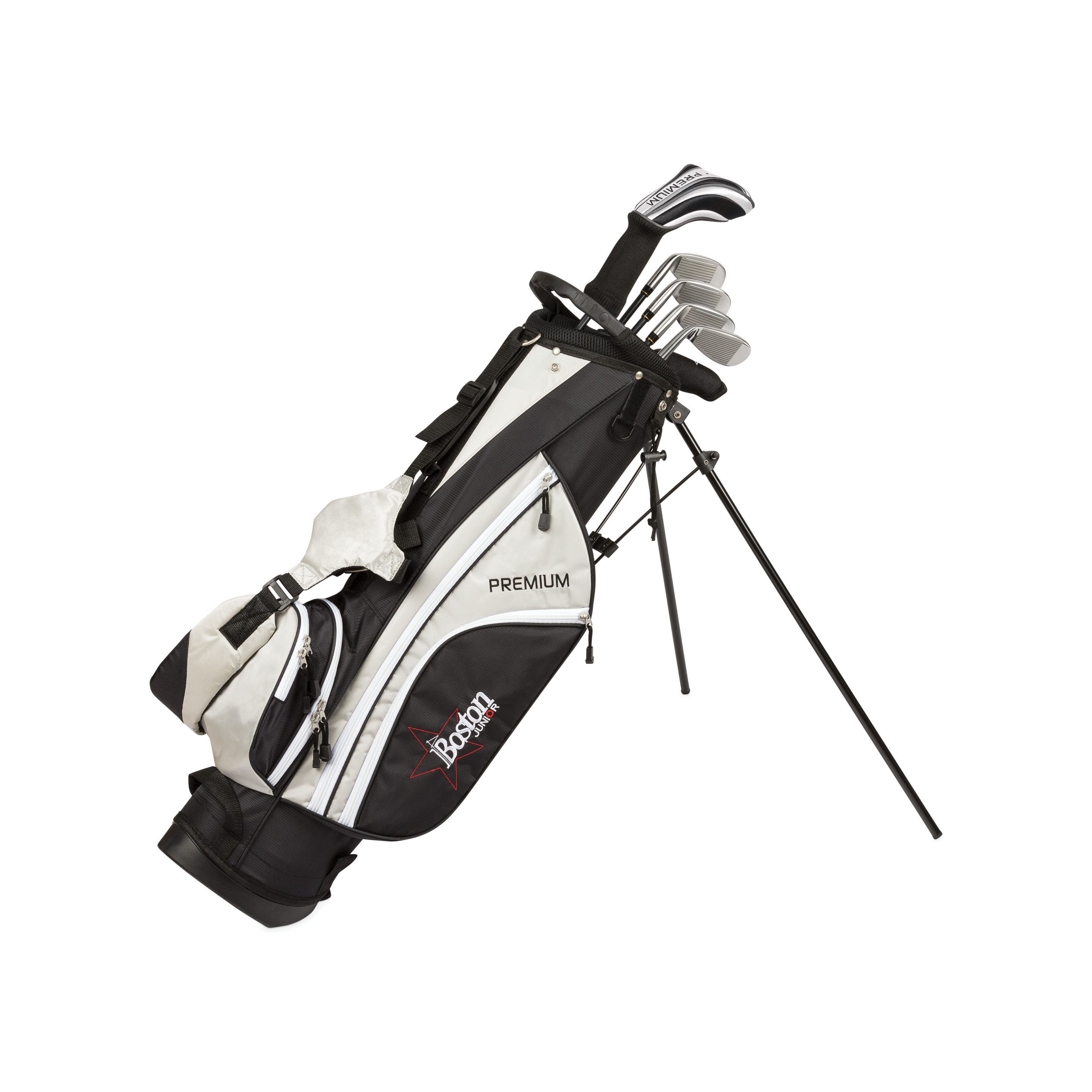 Kit Boston Golf Taille 4 Droitier Adolescent Gris 150-165cm